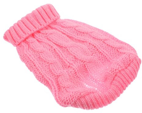 GANAZONO Dekorative Hundekleidung Warme Gestrickte Winterbekleidung Für Kleine Hunde Bequemer Hundepullover Aus Wollgarnmaterial Für Welpen Maschinenwaschbar