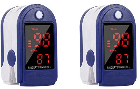 Remingtape 2X Saturimetro da Dito/Pulsossimetro/Battito Cardiaco/Ossimetro