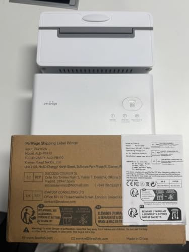 PeriPage Thermal Label Printer 4x6, DHL Shipping Label Printer, Wireless Bluetooth Labeldrucker for DHL UPS USPS, Compatible with iPhone ipad Windows