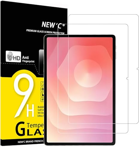 NEW'C 2 Pezzi, Pellicola Prottetiva per Samsung Galaxy Tab S11, Vetro Temperato, Durezza 9H, 0,33mm Ultra Trasparente, Ultra Resistente