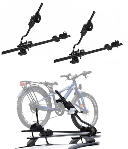 Fahrradträger Farad P-Style Dachfahrradträger bis 25 kg TÜV Stahl 2tlg Schwarz