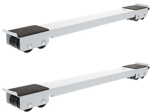 PENIKOKO Adjustable Movable Washing Machine Stand Iron Appliance Base Holder for Refrigerator Dryer Cabinet Furniture Multi-function Support with Scalable Design and Construction