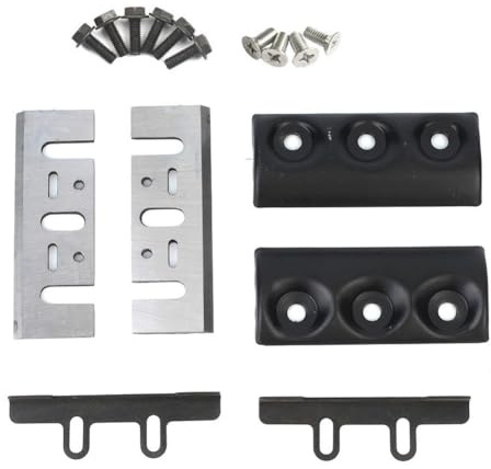 UTTASU Juego de 16 cuchillas de repuesto para cepilladora eléctrica Bosch 1900B, cuchillas de corte de acero de alta velocidad para madera blanda, madera dura y madera contrachapada, incluye