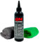 QM Cleaner Kit Puli-Oxi | Pulimento, Eliminador de manchas de Óxido, Limpiador de Cromados, reparador pequeños arañazos coche - Incluye Lana Acero 000 + Paño Microfibra