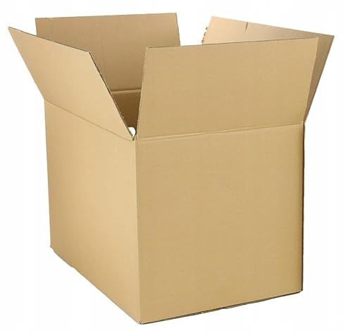 WePack 10 Stück Faltkarton 500x350x350 mm Innenmaß Versandkarton E-commerce Karton 2-Wellig Braun Kartonage Verpackung Postkarton Versandschachtel Paket Päckchen