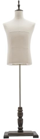 HuKaiL Maniquí de madera, maniquí femenino con planchado, altura ajustable de 150 a 180 cm, con articulaciones de cintura multifuncionales, torso desmontable y annequin con correa gruesa para exponer