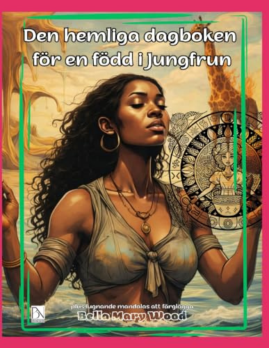 Den hemliga dagboken för en född i Jungfrun plus lugnande mandalas att färglägga: zodiak målarbok