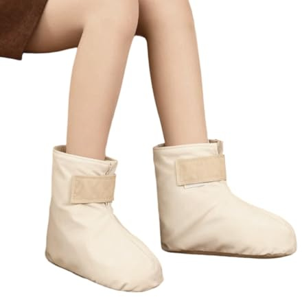 Chaussures Thermiques d'hiver - Neuf Niveaux de Chaleur avec Chaleur thérapeutique, Chauffe-Pieds d'intérieur | pour Hommes, Femmes, Jeunes Filles et Famille