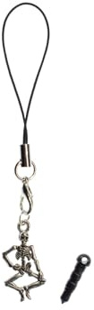 Miniblings tanzendes Skelett Handyanhänger Handyschmuck Knochenmann | Kleiner Anhänger zum Kombinieren, aus Berlin, mit Totenkopf