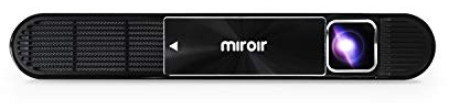 Miroir M631 Ultra Pro Portable 1080p Projector, 700 Lumen, 120” Image, Includes Streaming Stick, Home Theater, Gaming, USB – C Charge Video (M631 + Streaming Stick)