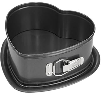 Birkmann, Easy Baking 881501 - Stampo a forma di cuore, diametro 22 cm, in acciaio al carbonio, antiaderente, bordo extra alto, senza PFOA