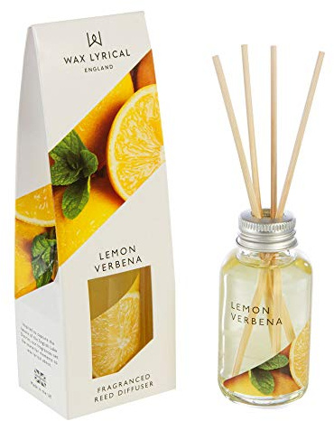 WAX LYRICAL Reed Diffuser 40ml, Lemon Verbena, Yellow
