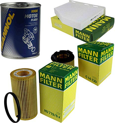 QR-Parts Set 85461110 CU 2939 9900 C 14 130 HU 719/6 x Original MANN-Filter Inspektionspaket SCT Motor Flush Motorspülung 11581417