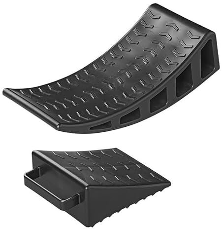 Auffahrkeil Set Ausgleichskeil rund + Unterlegkeil 5t Wohnwagen Anhänger Caravan