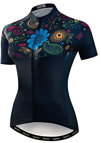 Damen Radtrikot Kurzarm Bike Shirt Top Lady Biking Bekleidung