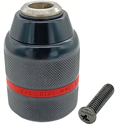 Kimgu 2-13MM Keyless Type Drill Chuck,1/2-20Unf Hand Drill Chuck Conversion Tool, Replace for Dewalt Makita Bosch Hitachi Metabo tool 1/2 drill chuck
