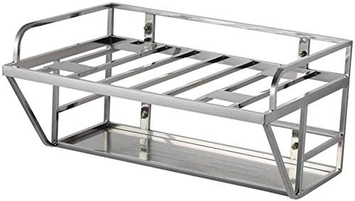 304 Stainless Steel Microwave Oven Rack Bracket Oven Rack Wall-mounted Double-layer Kitchen Rack Storage Rack Under Shelf Storage