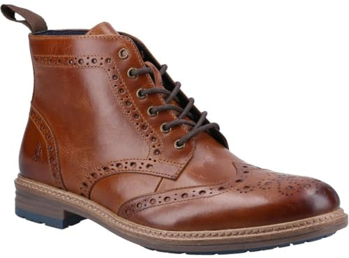 Hush Puppies Men's Joshua Brogue Boots, Marrone chiaro, 40 EU