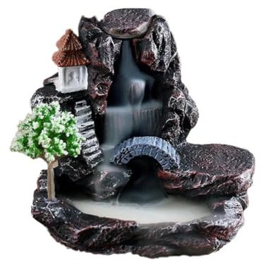 Rückfluss-Räuchergefäß, Keramik-Keramik-Rückfluss-Räucherbrunnen, Dekoration für Sandelholz-Bett, Zen-Innenraum
