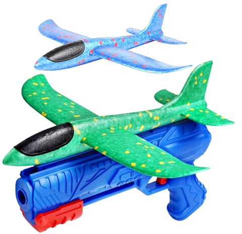VBBTYRU 3 piezas avión jet juguete de espuma modelo para niños y padres, juegos de fiesta deslizantes de aire decoración del hogar