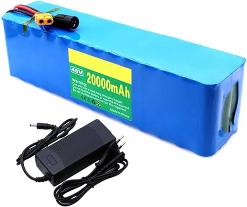 Batería de Litio de 48v, batería de Iones de Litio, 13S3P 20000mah, batería de Scooter eléctrico XT60 Plug