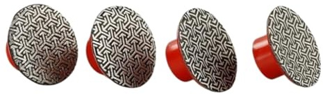 4 pièces/ensemble 2 pouces 50mm tampons de polissage diamant électrolytique enlèvement rapide carrelage verre béton pierre métal disques de ponçage de polissage