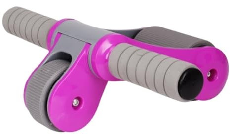 NMGHUTE Bauchroller Bauchmuskeltrainer Bauchtrainer Bauch Rad Übung Roller Faltbare Fitness Home Gym Stumm Roller Arm Training Fitness Geräte Bauchrad Bauchtrainer ab Roller(Purple)