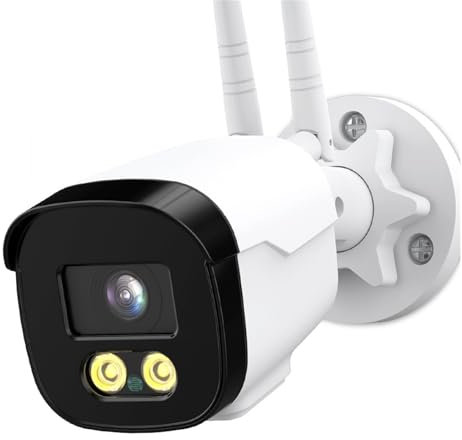 JVDDI Caméra de sécurité à Domicile 5MP HD GSM IP caméra 4G Carte SIM Balle caméra de sécurité 1080P caméra de vidéosurveillance extérieure détection de Mouvement Surveillance P2P(5MP 4G with 128G)