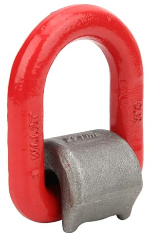 Manille à Anneau en D forgé en Acier allié, Manilles de Levage à Haute Résistance, de Peinture en Aérosol, Ténacité, 5,3 T, pour Accessoires de Levage et de Gréement (2T)