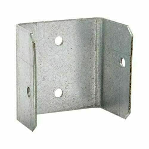 (10 Pack) 40mm Fence Panel Clips Galvanised Brackets Fencing Post Panel Clips UK - New