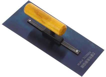DIYEAH Paleta Mango De Madera Herramienta Para Llana Plana Para Hormigón Para Alisar Paneles Strucción De Interiores Llana De Acabado Profesional Para Mampostería