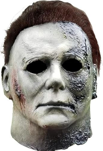 Halloween Deko Spooky Scary Maske Outdoor Garten Gruselig Haloween Party Dekoration Gartendeko Horror Decoration Draußen Halloweendeko Haustür Indoor Skeleton Aussen Haus Schädel Michael Myers