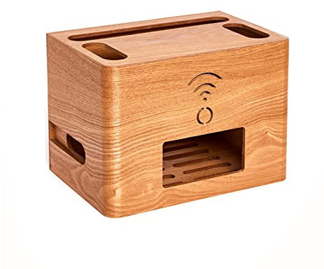 Kabelmanagementbox WiFi-Router-Aufbewahrungsbox Katze TV-Schrank Set-Top-Box Regal Wohnzimmer Desktop Wire Finishing Hub Box Kabelbox