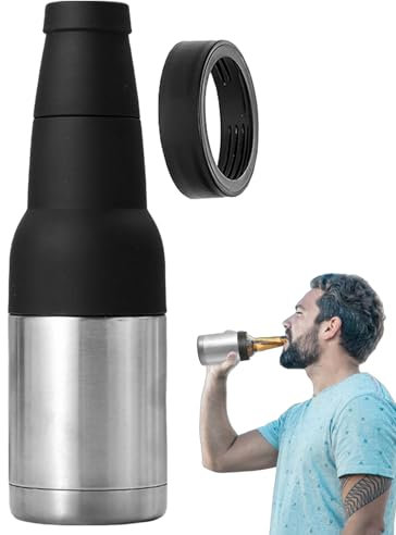 Enfriador de latas de cerveza – Aislante de funda de botella de cerveza de 12 onzas – Cubiertas de enfriador de botellas de cerveza | Enfriador de bebidas aislado para botellas y latas, enfriador de