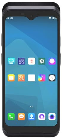 Hyuduo Mobiles POS-Terminal, 6,2 Zoll HD-Touchscreen, Thermodrucker, 1D/2D Barcode-Scanner, 2GB RAM, 16GB ROM, ABS-Gehäuse, 179x78x20mm, für Einzelhandel und Inventarmanagement