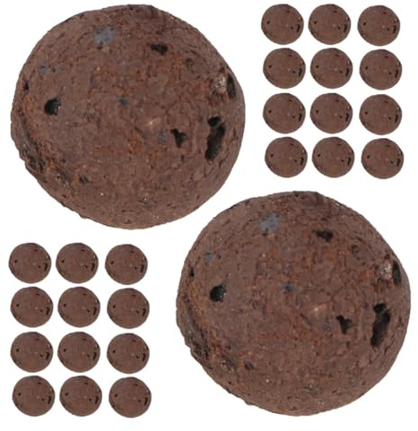 DECHOUS Piedras para Macetas de Cactus y Suculentas, Roca Decorativa de Arcilla Natural, Bolsa de 1-1,4 CM para Cultivo Hidropónico