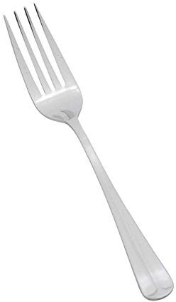 Winco 12-Piece Lafayette 4-Tine Dinner Fork Set, 18-0 Stainless Steel