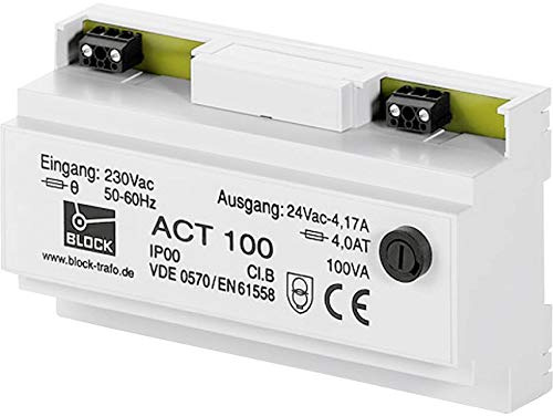 Sécurité transformateur d'isolement 24 V Act 2.625 va un bloc 63, la Sterling 63