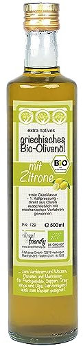 direct&friendly | extra natives Bio Olivenöl Griechenland mit Bio Zitrone | 500 ml
