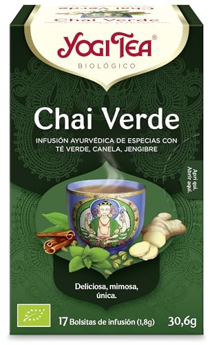(6 PACK) - Yogi Tea - Green Chai | 17 Bag | 6 PACK BUNDLE