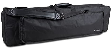 GEWA Keyboard Gig-Bag Basic G 95x24x9 cm, reiß- und wasserfest, Cordura 600 Denier, High Density Schaumstoffpolsterung, Gurteinfassung, Metallkarabiner, Namensschild, weicher Tragegriff