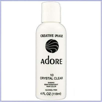 RINSE OUT SEMI-PERMANENT HAIR COLOUR CRYSTAL CLEAR(10) 118ML by Adore