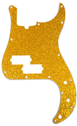 D 'Andrea DPP PB GOS Pro Pickguard P BASS für E-Gitarre, Gold Sparkle