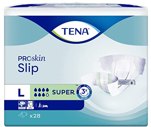 Tena Slip Super - Gr. L - Windelhose - 92-144 cm Hüftumfang - 84 Stück