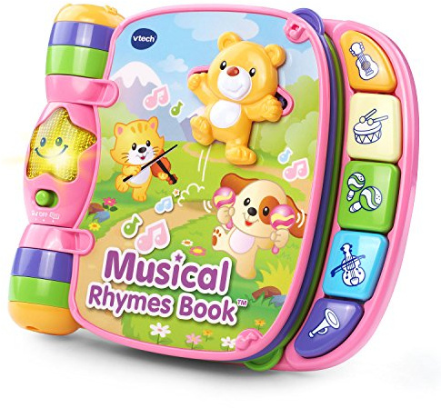 VTech Musical Rhymes Book, Pink