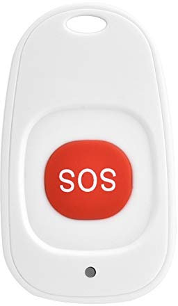 Sonew Personal Alarms, Wireless SOS Emergency Button 433MHz Portable Home Burglar Alarm Sensor, Smart Call System, Nurse Calling Alert Patient Help System for Home/Personal Attention for Elders