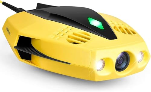 CHASING Dory Drone subacqueo subacqueo Full HD 1080p con fotocamera per visualizzazione in tempo reale, telecomando APP e portatile, con custodia per il trasporto, boa WiFi e cavo da 15 m, ROV