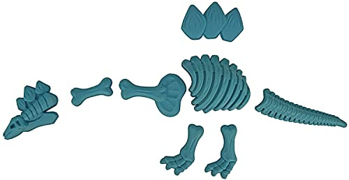 BEST SPORTING Lot de 8 moules à sable pour bac à sable ou aire de jeux, dinosaures (squelette)