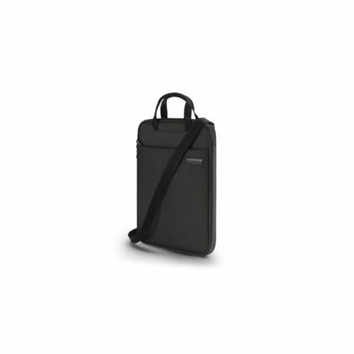 Kensington Custodia/Borsa Protettiva Verticale per Laptop con Schermo da 12, con Cerniera e Tracolla Rimovibile e Regolabile, Idrorepellente ed Ecosostenibile (K60102WW)