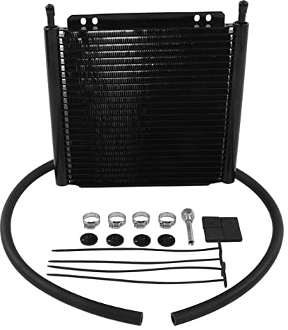 Radiatore Dell'olio, Radiatore Dell'olio della Trasmissione di Raffreddamento Dell'olio in Lega di Alluminio Radiatore Nero a 26 File Per Pick Up Truck Classe C
